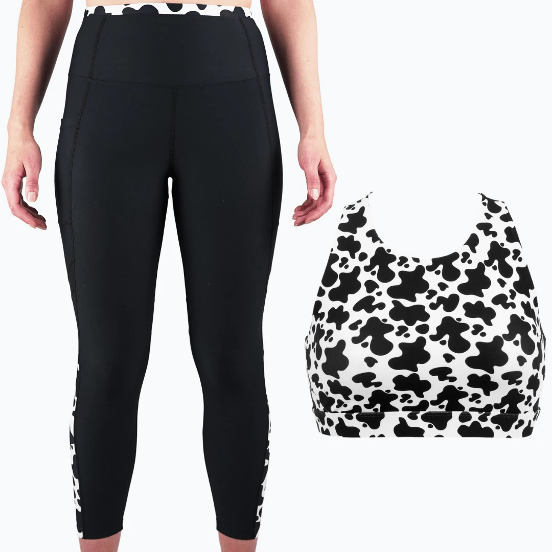 Best Sale 🔥 OddBalls Fat Cow - Leggings + Sports Bra Bundle 🥰 3 OddBalls Fat Cow - Leggings + Sports Bra Bundle