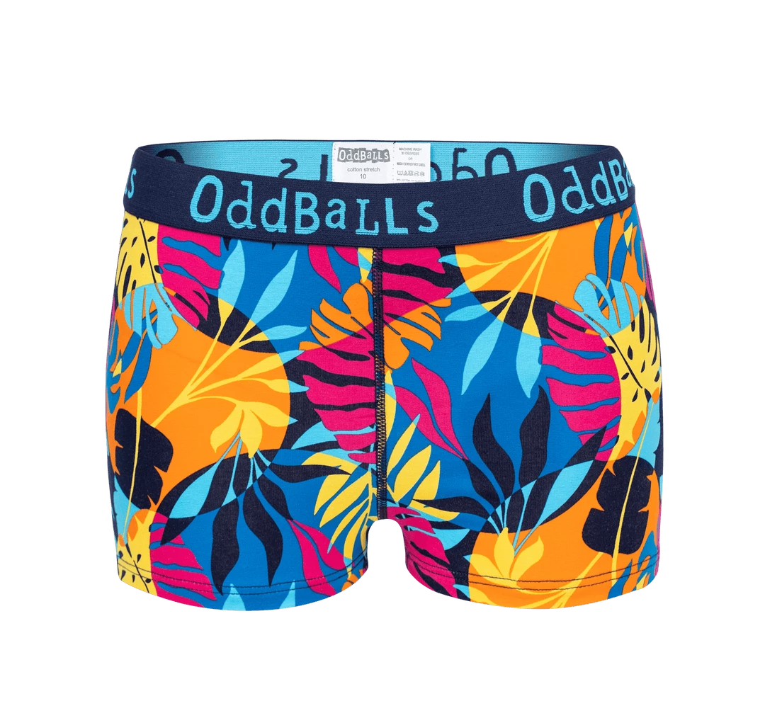 New ❤️ OddBalls Aloha - Ladies Boxers 🌞 Summer Shop 👍 3 OddBalls Aloha - Ladies Boxers Summer Shop