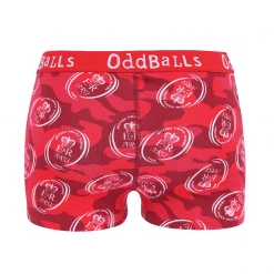 OddBalls Army Rugby Union - Camo - Teen Girls Boxers Teen Girls Boxer Shorts