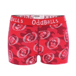 OddBalls Army Rugby Union - Camo - Teen Girls Boxers Teen Girls Boxer Shorts