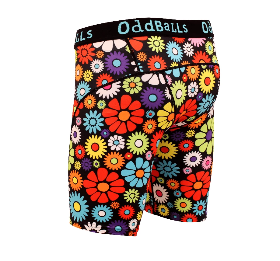 New 👍 OddBalls Sportswear Austin Flowers - Compression Shorts 🔔 4 OddBalls Sportswear Austin Flowers - Compression Shorts