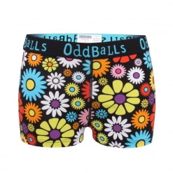 OddBalls Teen Girls Boxer Shorts Austin Flowers - Teen Girls Boxers