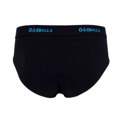 OddBalls Black & Cyan - Teen Boys Briefs