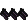 OddBalls Ankle & Trainer Socks All Black Trainer Socks - 3 Pack Sock Bundle (Made From Recycled Plastic)
