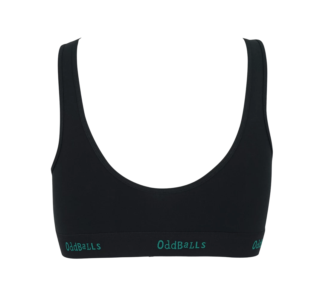Top 10 💯 OddBalls Black & Green - Teen 👧 Girls Bralette Teen 👧 Girls Bralettes 👏 4 OddBalls Black & Green - Teen Girls Bralette Teen Girls Bralettes
