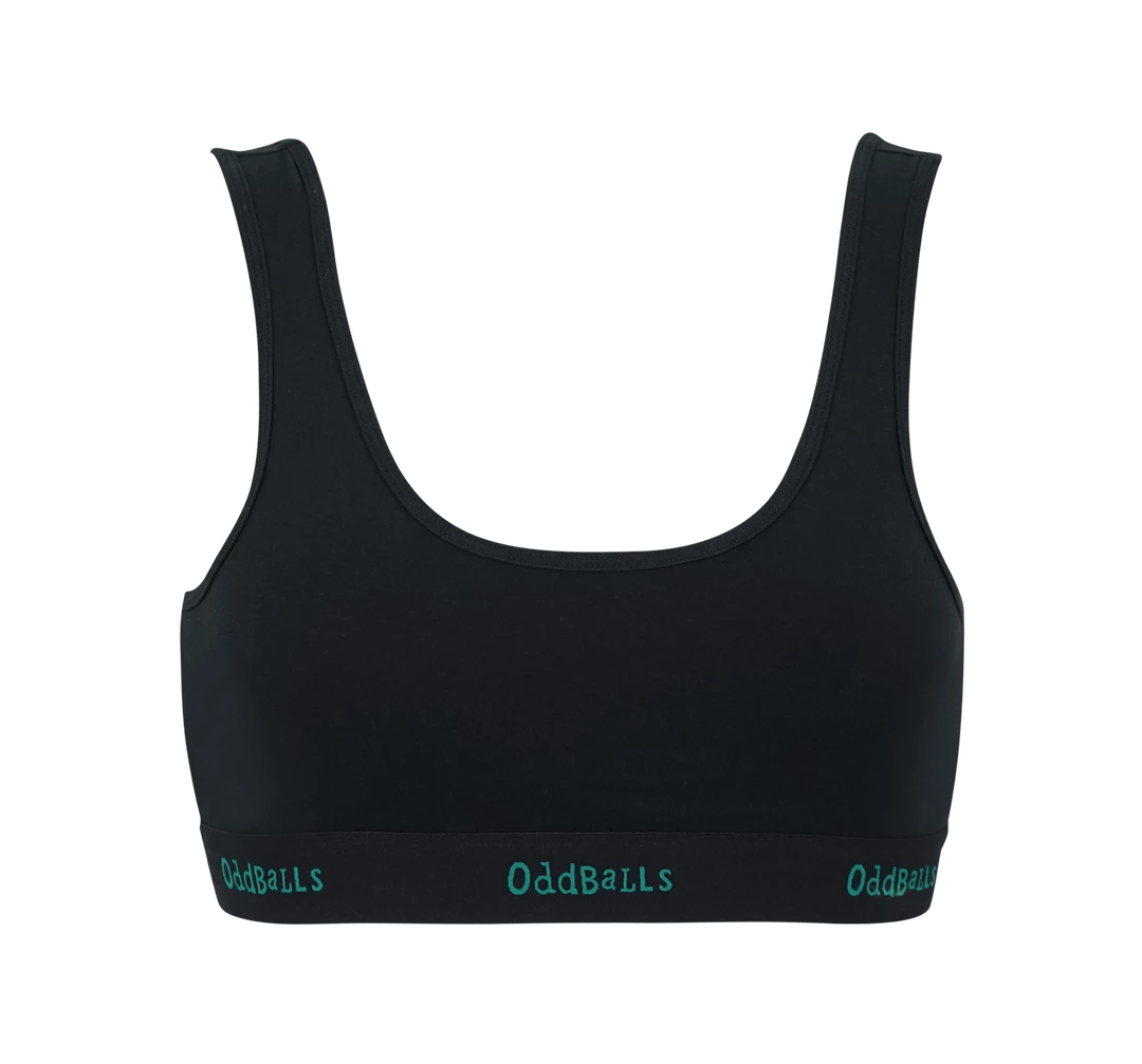 Top 10 💯 OddBalls Black & Green - Teen 👧 Girls Bralette Teen 👧 Girls Bralettes 👏 3 OddBalls Black & Green - Teen Girls Bralette Teen Girls Bralettes