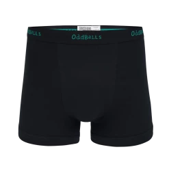 OddBalls Black & Green - Teen Boys Boxer Shorts
