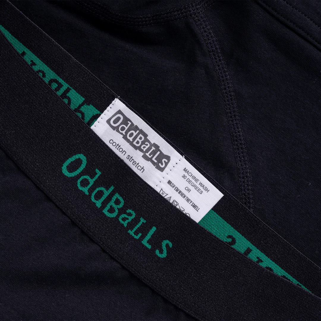 Brand new 🤩 OddBalls Black & Green - Mens Briefs 🌟 5 OddBalls Black & Green - Mens Briefs