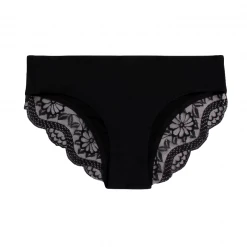 OddBalls Black With Lace - Seamless Brazilian Briefs