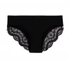 OddBalls Black With Lace - Teen Girls Seamless Brazilian Briefs
