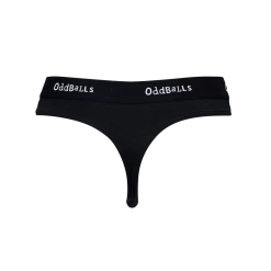 OddBalls Teen Girls Thongs Black & White - Teen Girls Thong