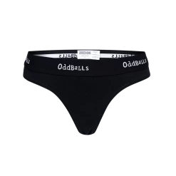 OddBalls Thongs Black & White - Ladies Thong