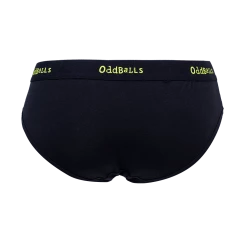 OddBalls Black & Lime - Teen Girls Briefs