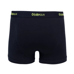 OddBalls Black & Lime - Teen Boys Boxer Shorts