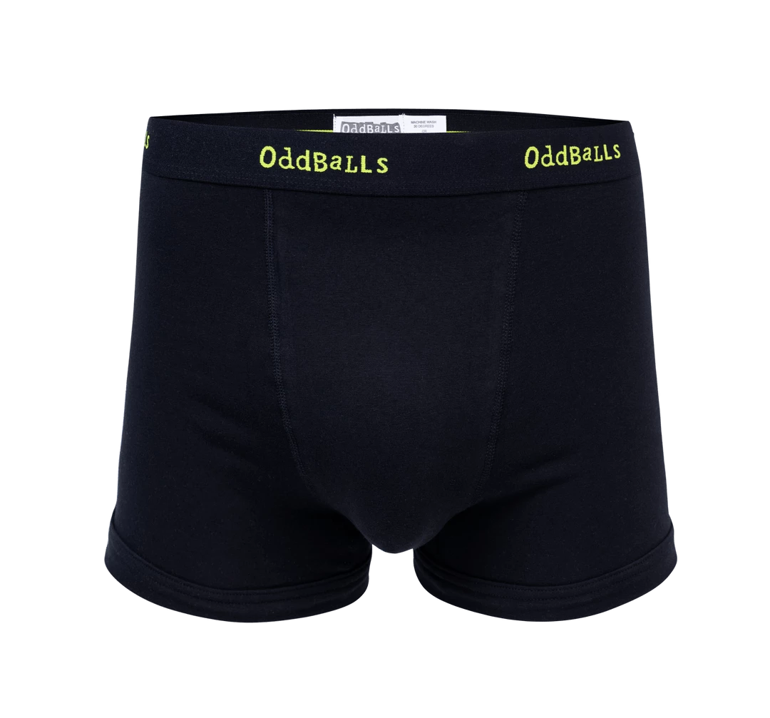 Buy โ๏ธ OddBalls Black & Lime - Mens Boxer Shorts ๐ 3 OddBalls Black & Lime - Mens Boxer Shorts