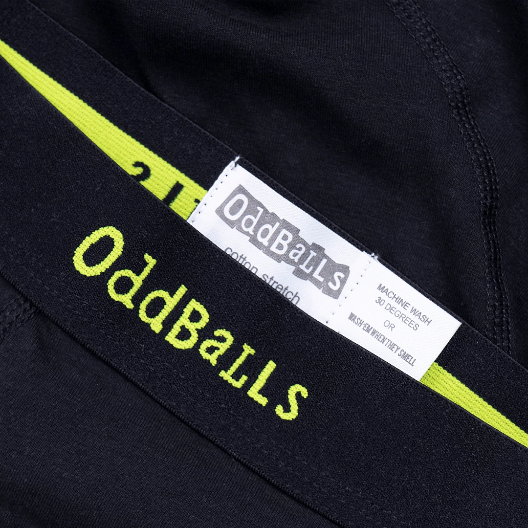 Promo 🎁 OddBalls Black & Lime - Mens Briefs 😍 5 OddBalls Black & Lime - Mens Briefs