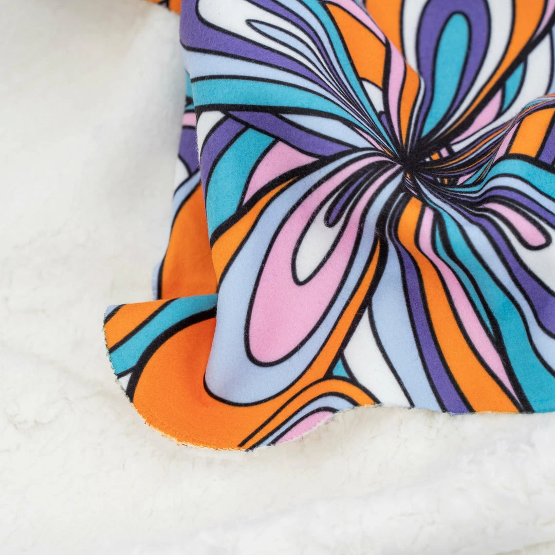 Discount 🔥 OddBalls Groovy - Luxury Sherpa Fleece Blanket ✔️ 5 OddBalls Groovy - Luxury Sherpa Fleece Blanket