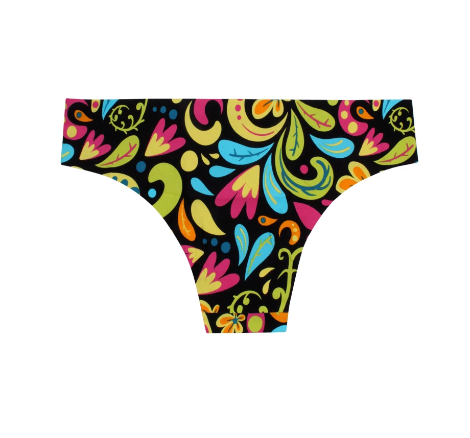 Cheap 😉 OddBalls Botanical - Teen 👧 Girls Seamless Brazilian Briefs 🛒 4 OddBalls Botanical - Teen Girls Seamless Brazilian Briefs