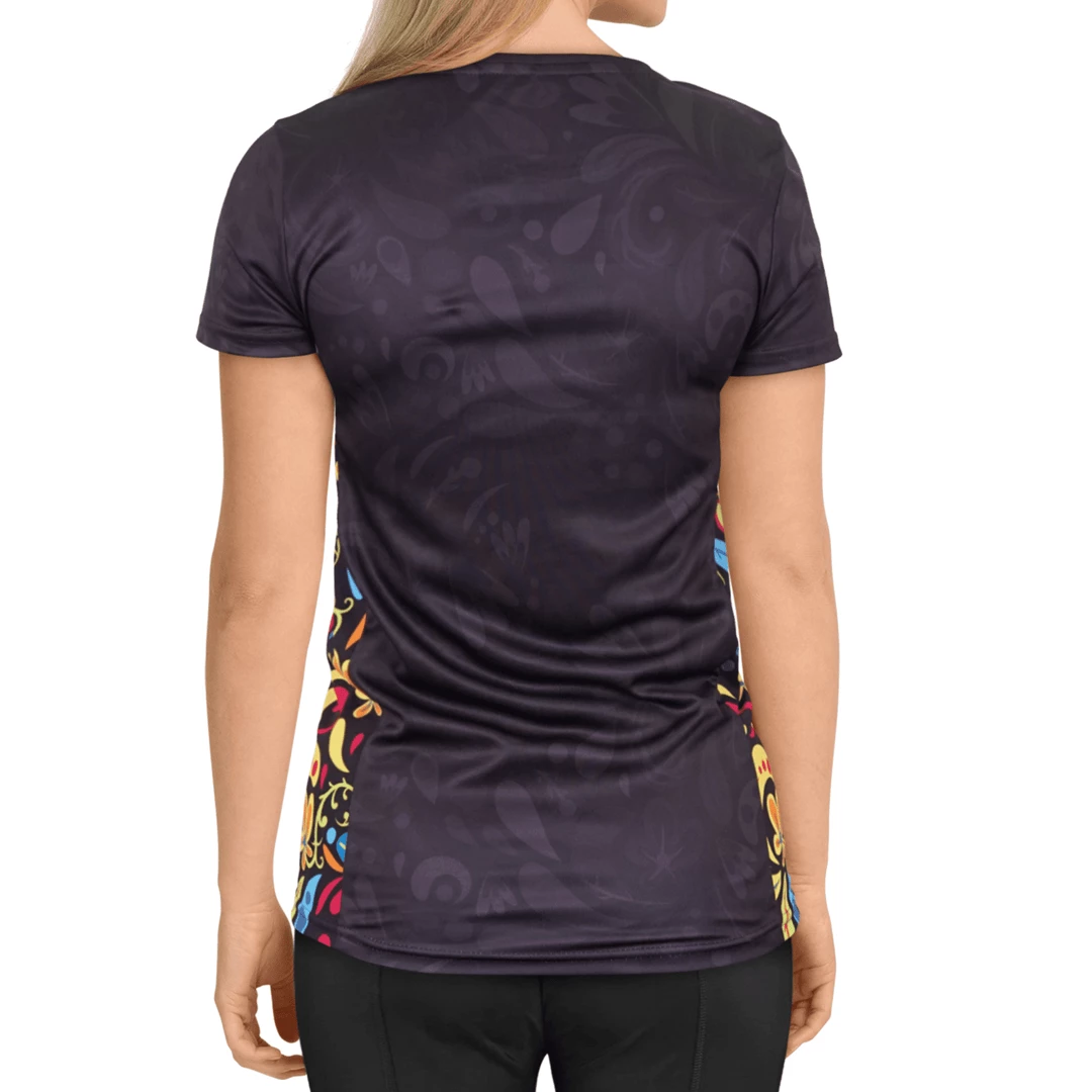 Coupon ⭐ OddBalls Sportswear Botanical - Tech Fit - 👩 Womens Training T-Shirt 🥰 5 OddBalls Sportswear Botanical - Tech Fit - Womens Training T-Shirt