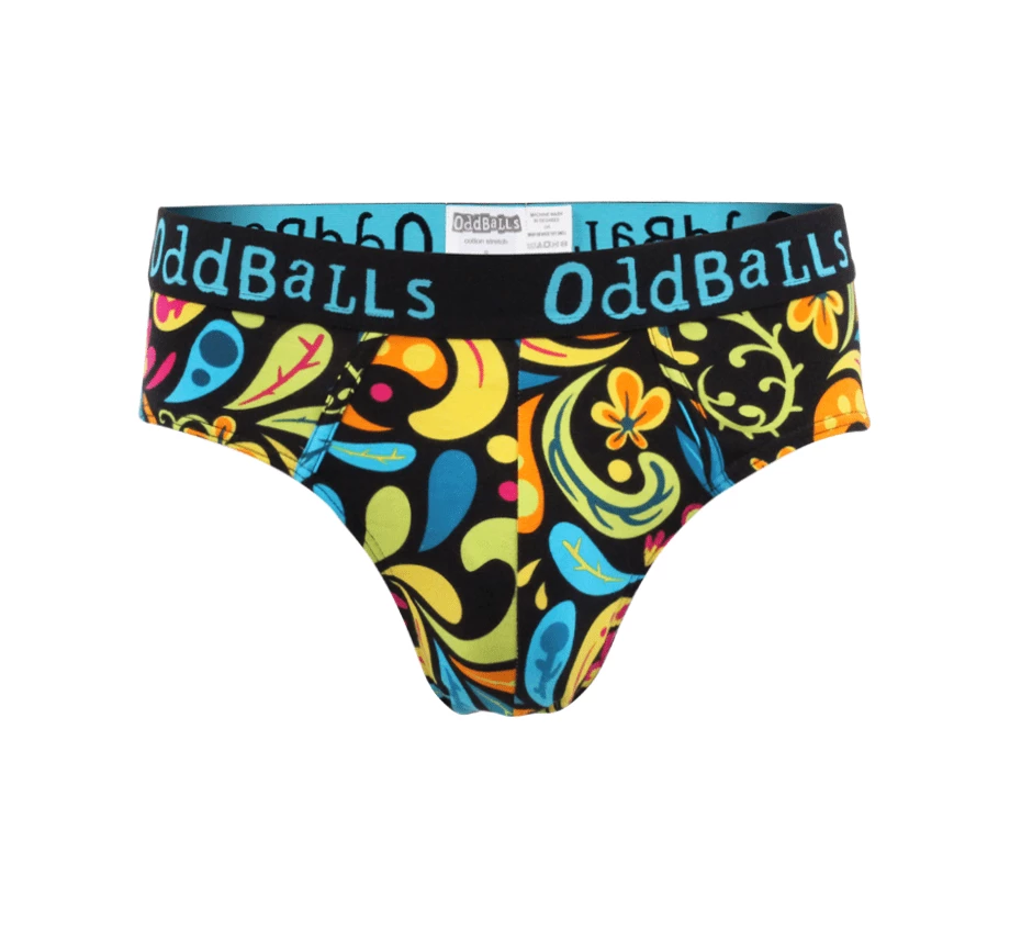 Cheapest ❤️ OddBalls Botanical - Mens Briefs 😍 3 OddBalls Botanical - Mens Briefs