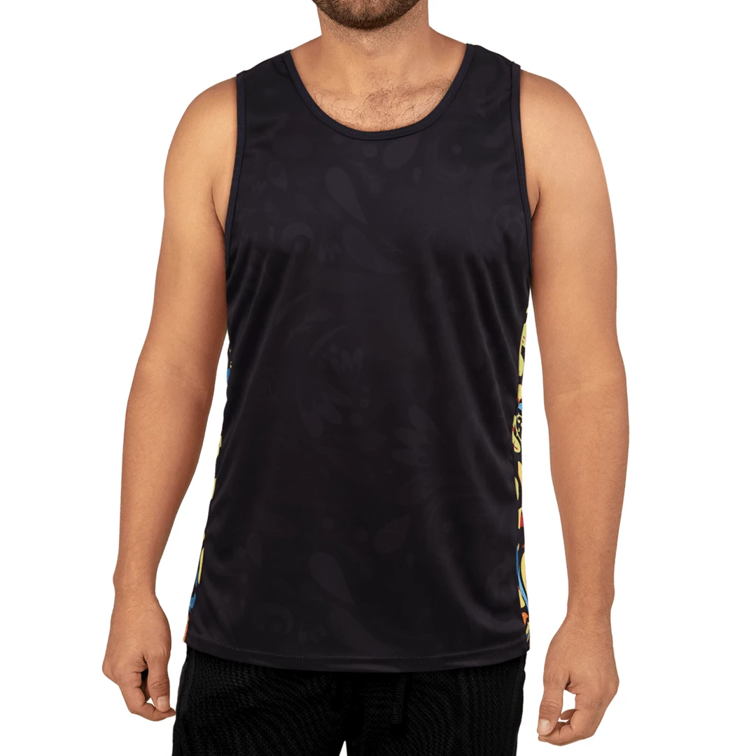 Deals 👍 OddBalls Sportswear Botanical - Tech Fit - Running Vest 👍 4 OddBalls Sportswear Botanical - Tech Fit - Running Vest