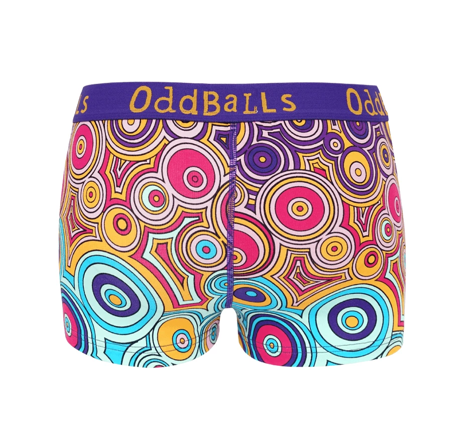 Hot Sale 💯 OddBalls Teen 👧 Girls Boxer Shorts Bubbles - Teen 👧 Girls Boxers ✔️ 4 OddBalls Teen Girls Boxer Shorts Bubbles - Teen Girls Boxers