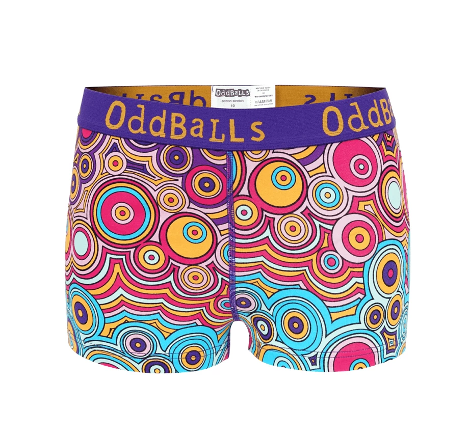 Hot Sale 💯 OddBalls Teen 👧 Girls Boxer Shorts Bubbles - Teen 👧 Girls Boxers ✔️ 3 OddBalls Teen Girls Boxer Shorts Bubbles - Teen Girls Boxers