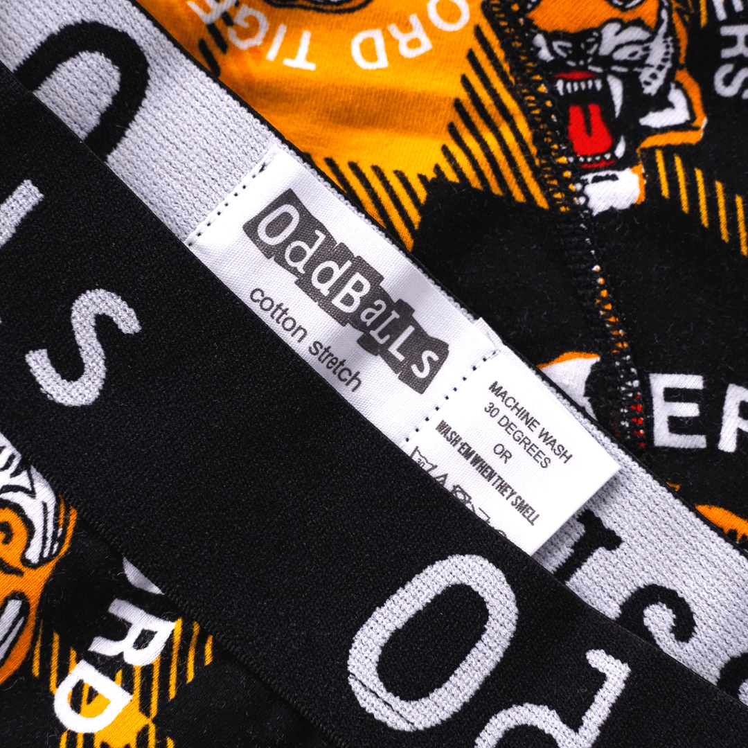 Cheapest ✔️ OddBalls Castleford Tigers - Teen Boys Boxer Shorts 🎁 5 OddBalls Castleford Tigers - Teen Boys Boxer Shorts