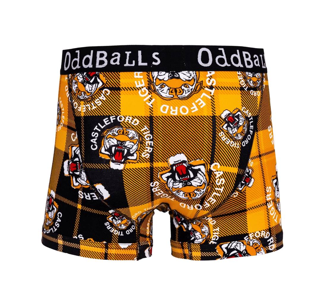 Cheapest ✔️ OddBalls Castleford Tigers - Teen Boys Boxer Shorts 🎁 4 OddBalls Castleford Tigers - Teen Boys Boxer Shorts