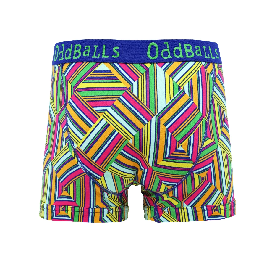 Discount 🔔 OddBalls Chameleon - Teen Boys Boxer Shorts 👏 4 OddBalls Chameleon - Teen Boys Boxer Shorts