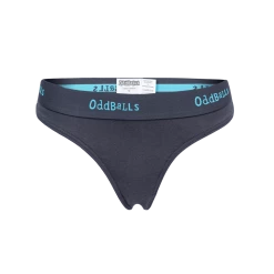 OddBalls Charcoal & Blue - Ladies Thong Thongs