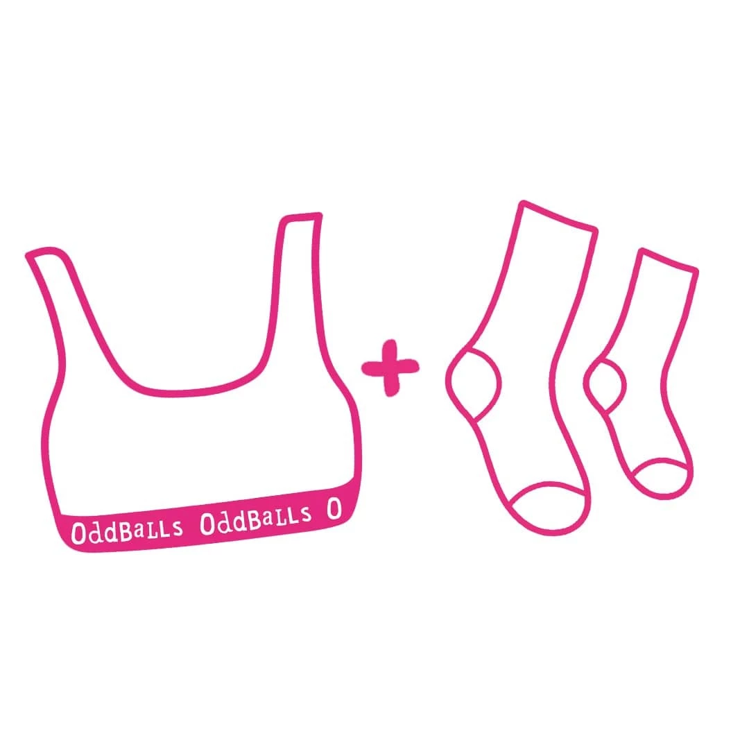 Outlet ⌛ OddBalls Subscriptions Bralettes CLASSIC Subscription - Ladies Bralette & 🧦 Socks Subscription 🛒 14 OddBalls Subscriptions Bralettes CLASSIC Subscription - Ladies Bralette & Socks Subscription