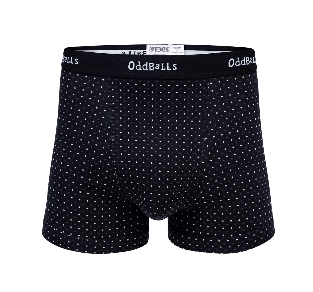 Promo 😍 OddBalls Classic Polka Dot - Mens Boxer Shorts 🛒 3 OddBalls Classic Polka Dot - Mens Boxer Shorts