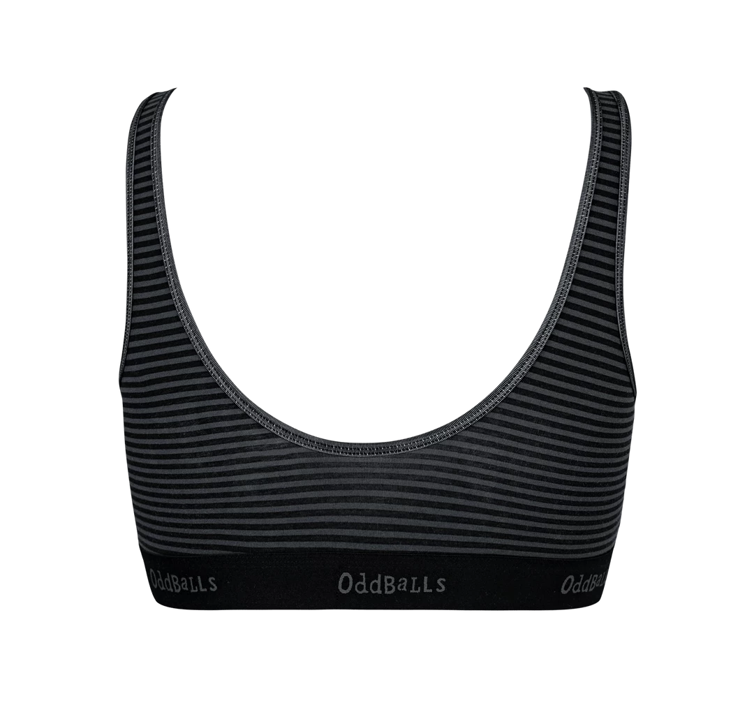 Best reviews of 🎉 OddBalls Grey & Black Stripes - Teen 👧 Girls Bralette 🌟 4 OddBalls Grey & Black Stripes - Teen Girls Bralette