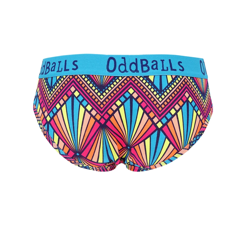 Hot Sale 🔔 OddBalls Crown Jewels - Teen 👧 Girls Briefs 🎁 4 OddBalls Crown Jewels - Teen Girls Briefs