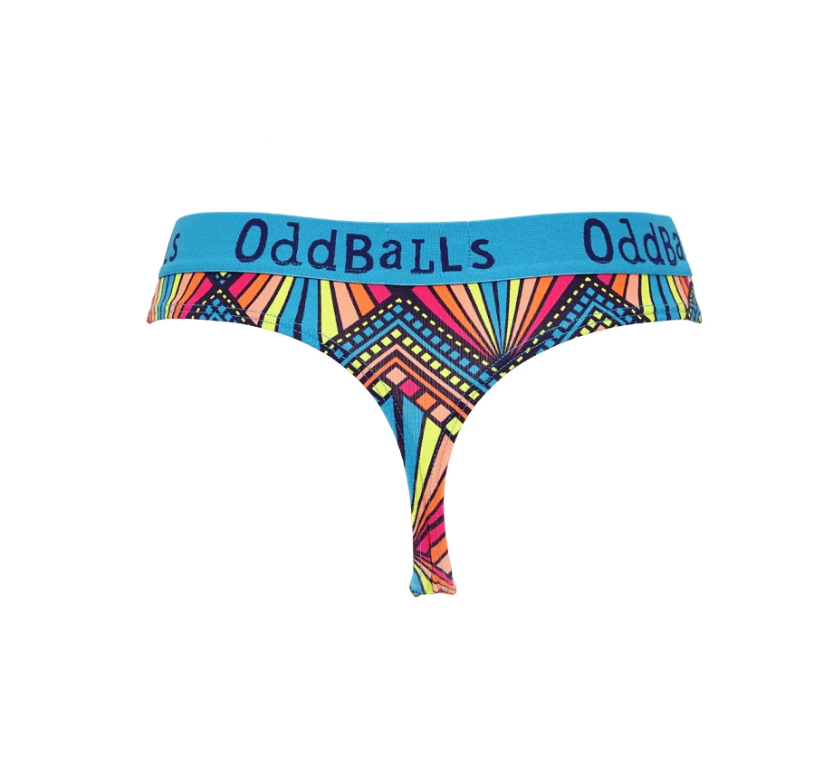 Cheapest 😍 OddBalls Crown Jewels - Ladies Thong 🩴 Thongs 😉 3 OddBalls Crown Jewels - Ladies Thong Thongs