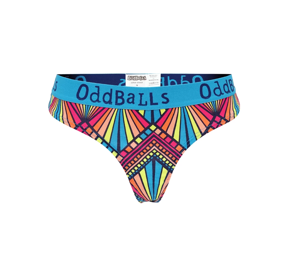 Cheapest 😍 OddBalls Crown Jewels - Ladies Thong 🩴 Thongs 😉 4 OddBalls Crown Jewels - Ladies Thong Thongs