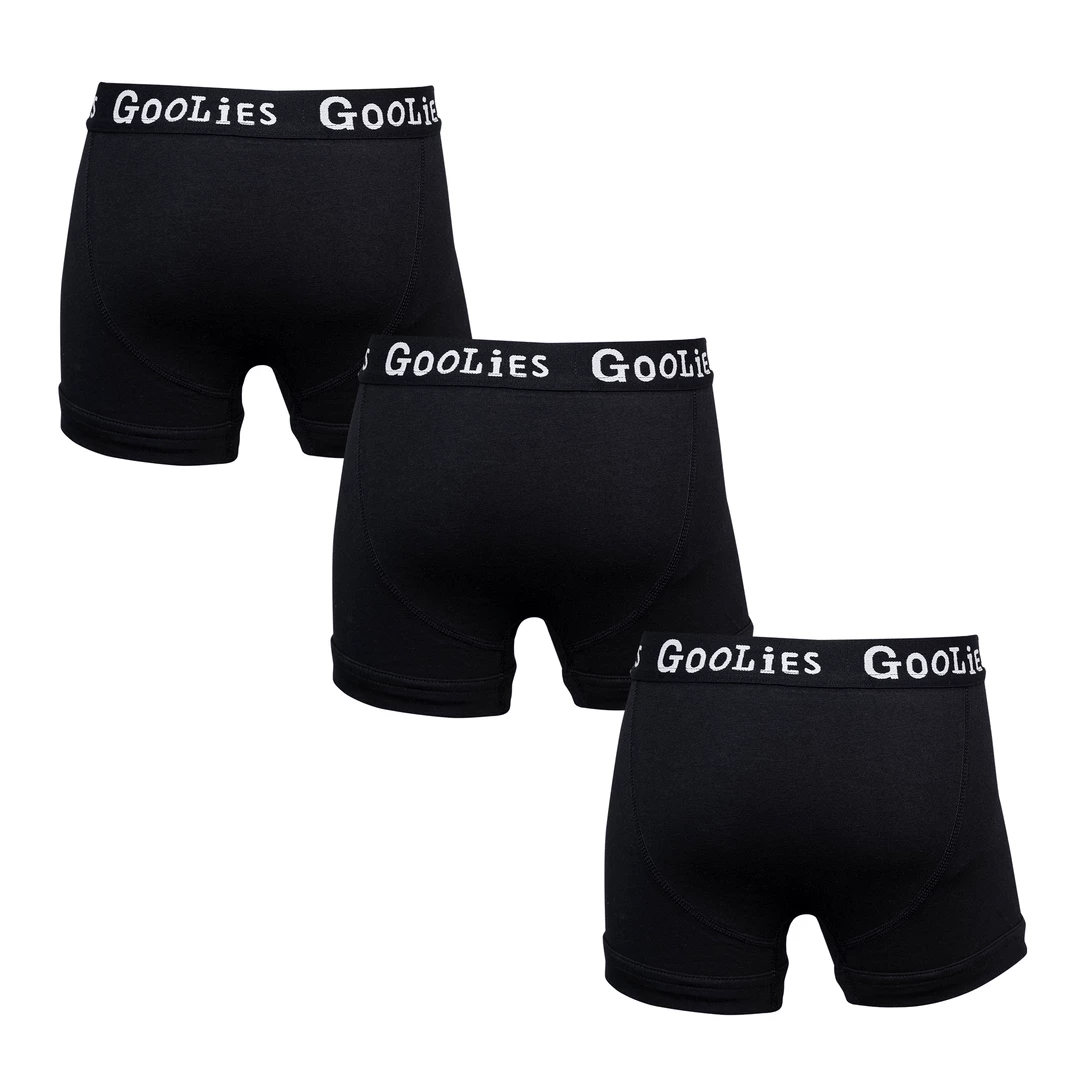 Outlet ๐งจ OddBalls Boys Boxer Shorts (Kids) Classic Black Bundle - Kids Boxer Shorts 3 Pack Bundle โญ 3 OddBalls Boys Boxer Shorts (Kids) Classic Black Bundle - Kids Boxer Shorts 3 Pack Bundle