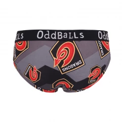 OddBalls Dragons - Black - Ladies Briefs