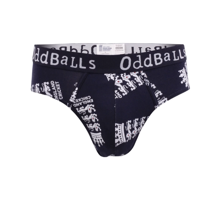 Outlet 💯 OddBalls ECB - Test - Mens Briefs 🥰 3 OddBalls ECB - Test - Mens Briefs
