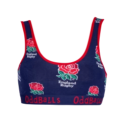 OddBalls Bralettes England Rugby Navy - Ladies Bralette
