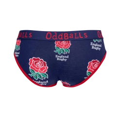 OddBalls England Rugby Navy - Ladies Briefs