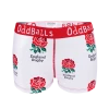 OddBalls England Rugby White - Ladies Boxers