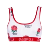OddBalls England Rugby White - Teen Girls Bralette