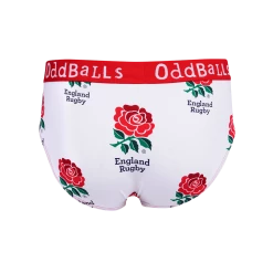 OddBalls England Rugby White - Mens Briefs