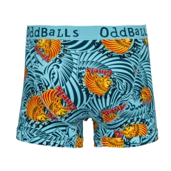 OddBalls Exeter Chiefs - Teal - Teen Boys Boxer Shorts