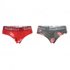 OddBalls England Rugby League Bundle - Ladies Briefs 2 Pack Bundle