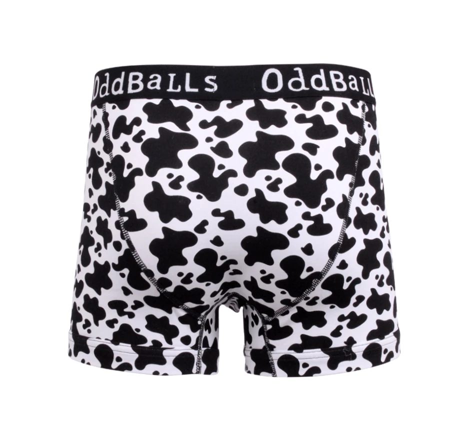 Budget 👏 OddBalls Fat Cow - Mens Boxer Shorts 🔥 4 OddBalls Fat Cow - Mens Boxer Shorts
