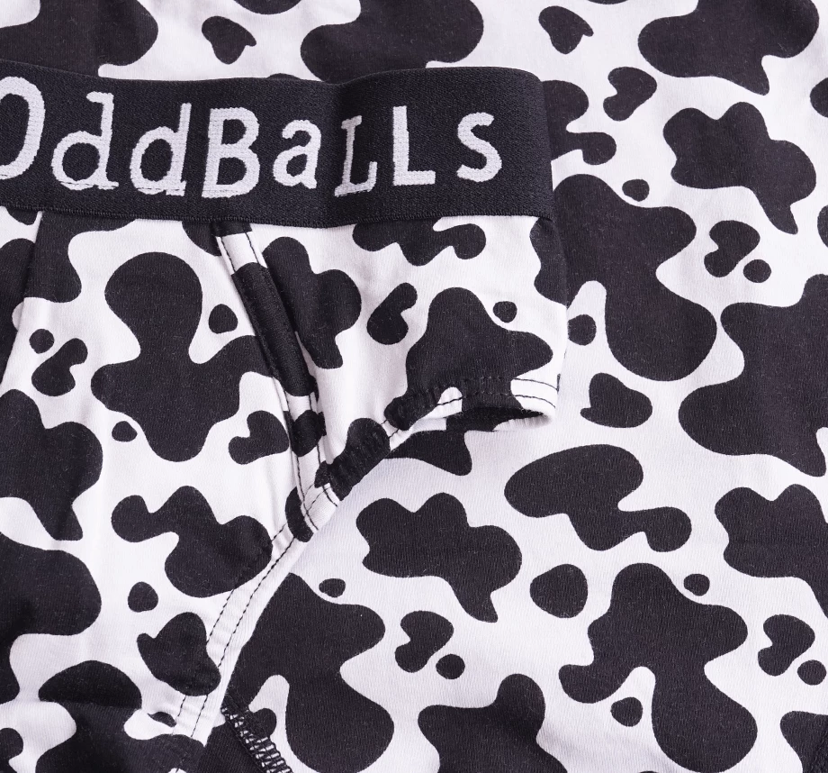 Budget ⌛ OddBalls Cow Print - Teen Boys Briefs ✔️ 6 OddBalls Cow Print - Teen Boys Briefs