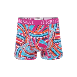 OddBalls Underwear & Birthday Cards Fiesta - Mens Boxer Shorts + Card Bundle